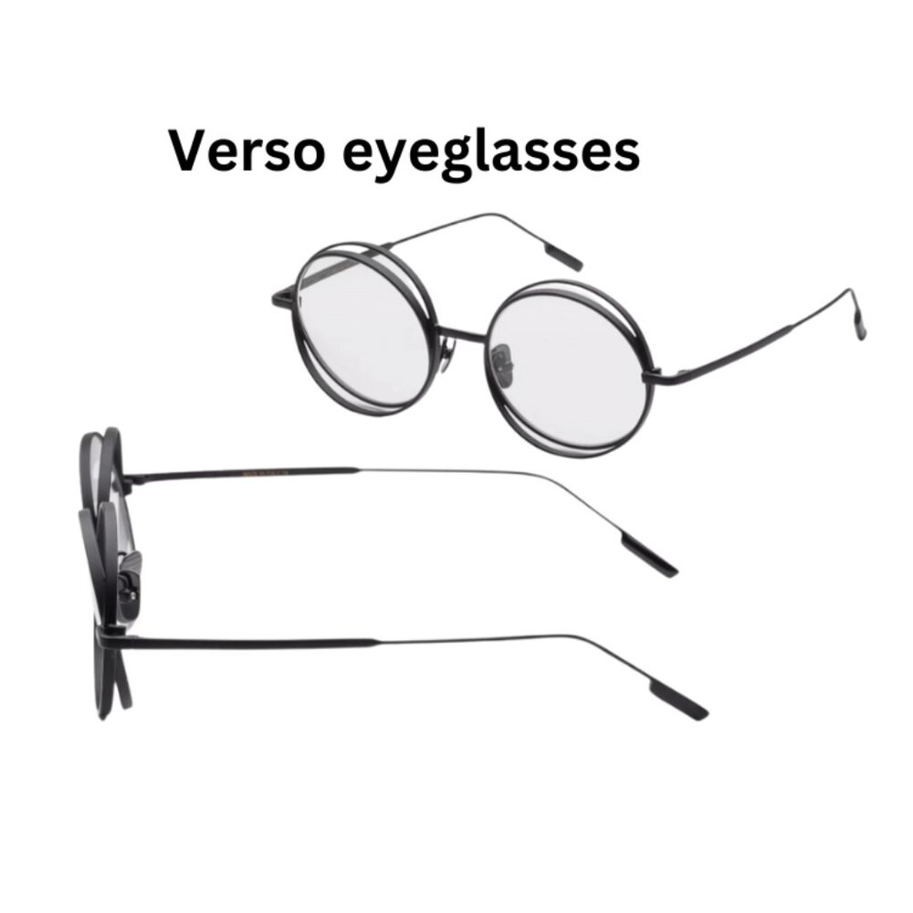 New Verso Unisex IS1009-A Orbit Black Optical Frames